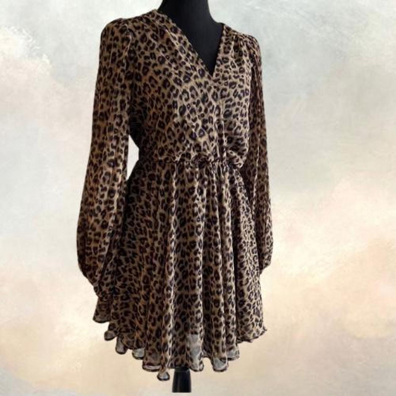 Astr leopard outlet dress