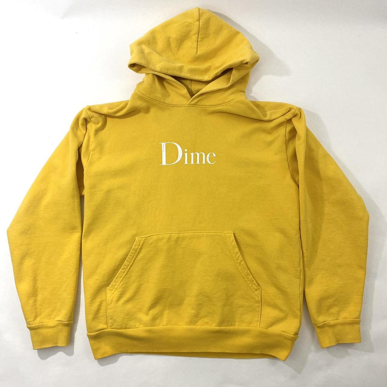 Dime MTL Classic Logo Hoodie In Gold Size Large....