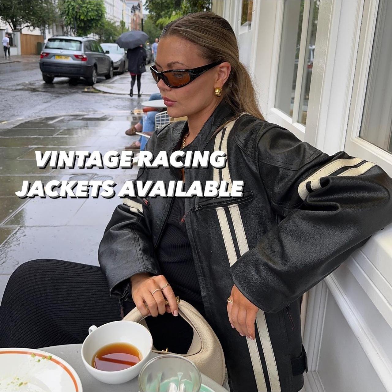 Vintage racer jacket online womens