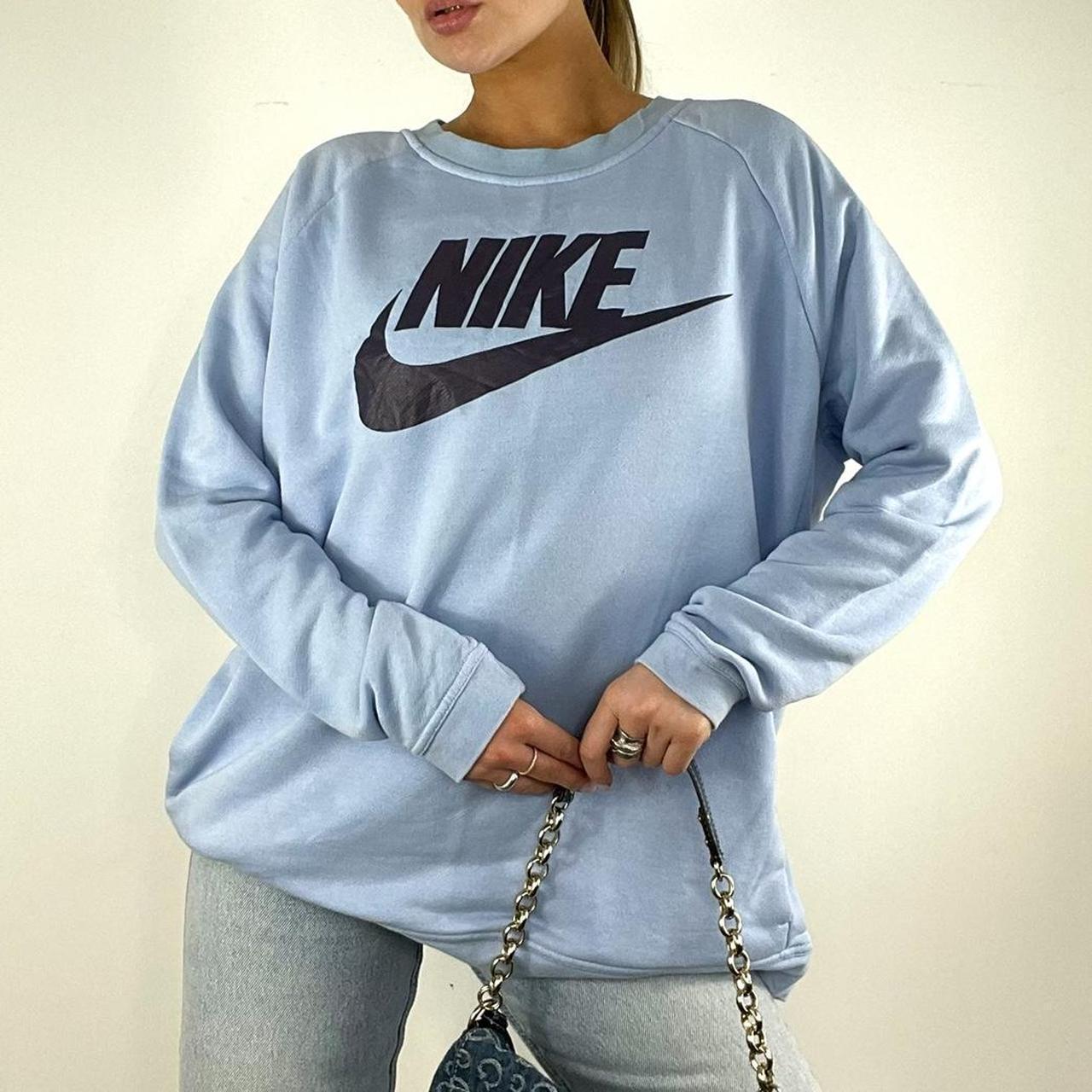 Blue Womens Nike Sweatshirt Vintage Nike Sportswear Vintage