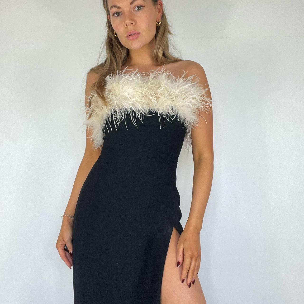 House of CB dress Black long evening dress,... Depop