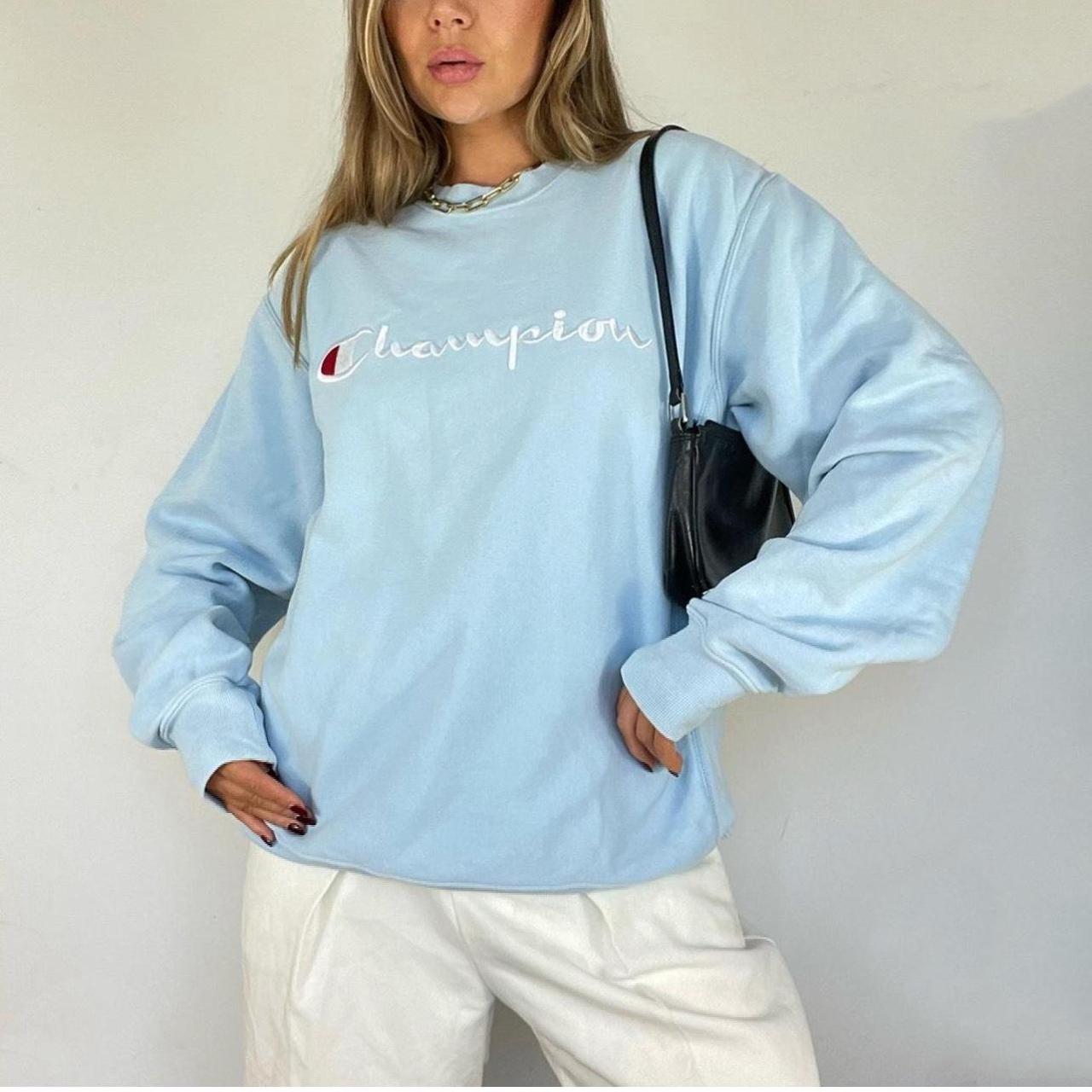 Vintage Champion sweatshirt 90s jumper, champion | Depop