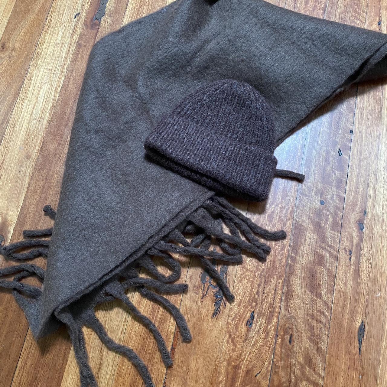 Scarf and Beanie Set Acrylic blend Sportsgirl Never... Depop