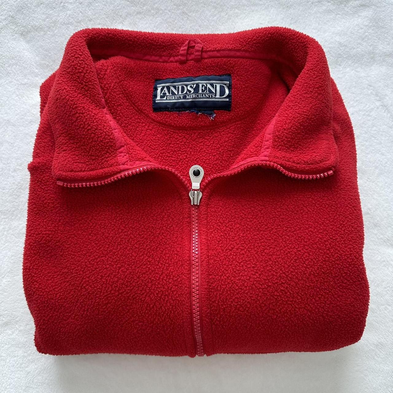 Lands' End Women's Red Jacket Depop