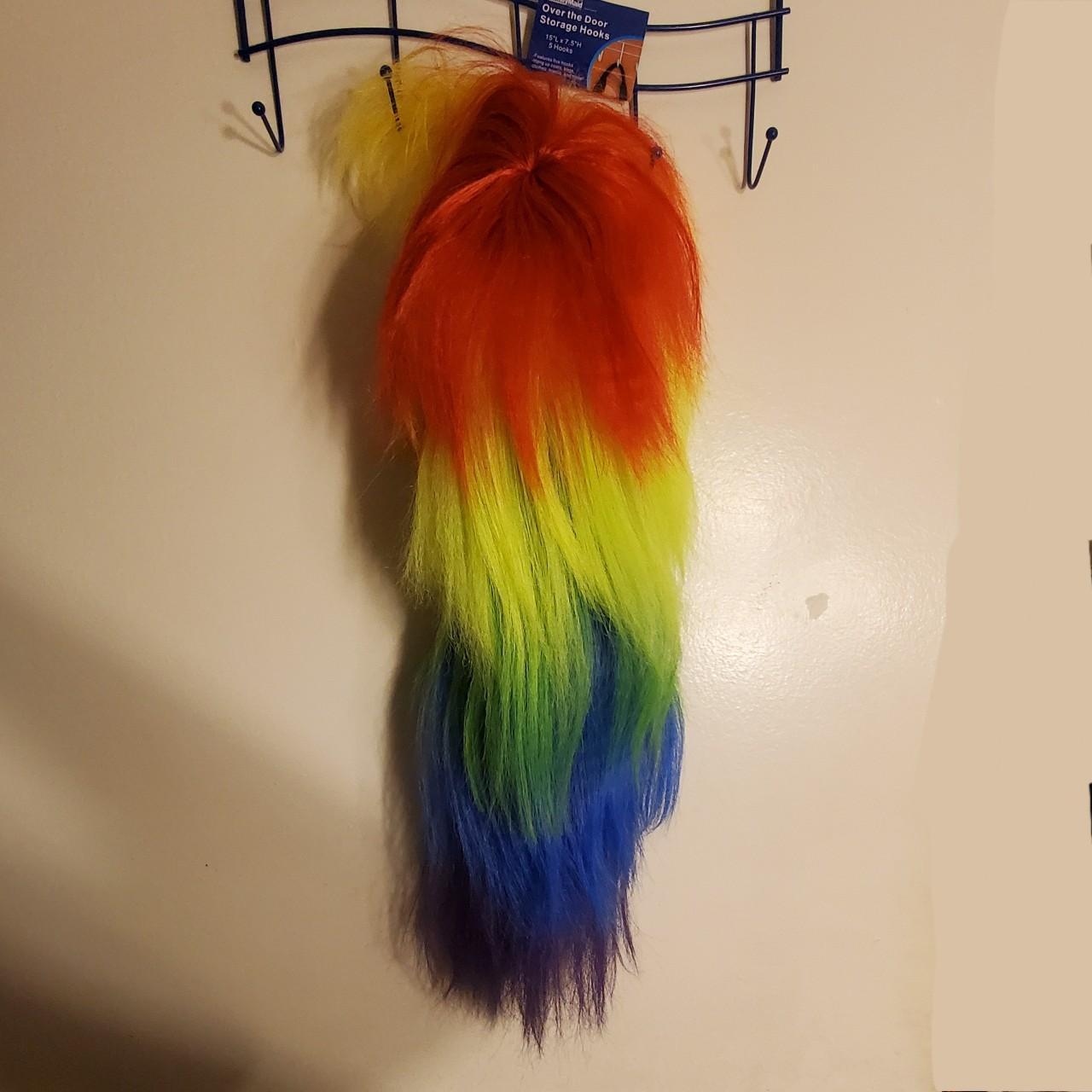 Long rainbow wig (Used for rainbowdash) Second photo... - Depop