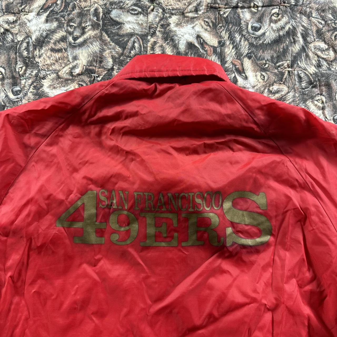 Vintage San Francisco 49ers chalkline jacket - Depop