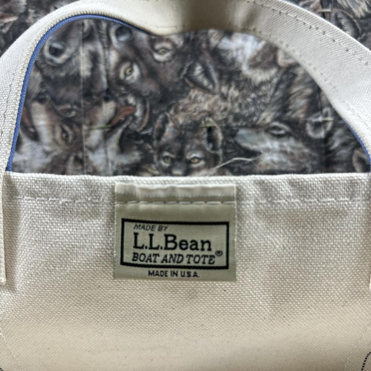 Vintage LL Bean zip top XL Boat and Tote. Made of - Depop