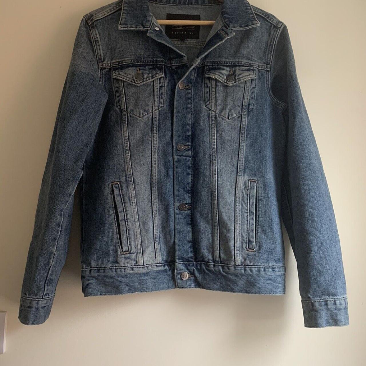 Men's Next Denim Jacket Size Small Great Used... - Depop