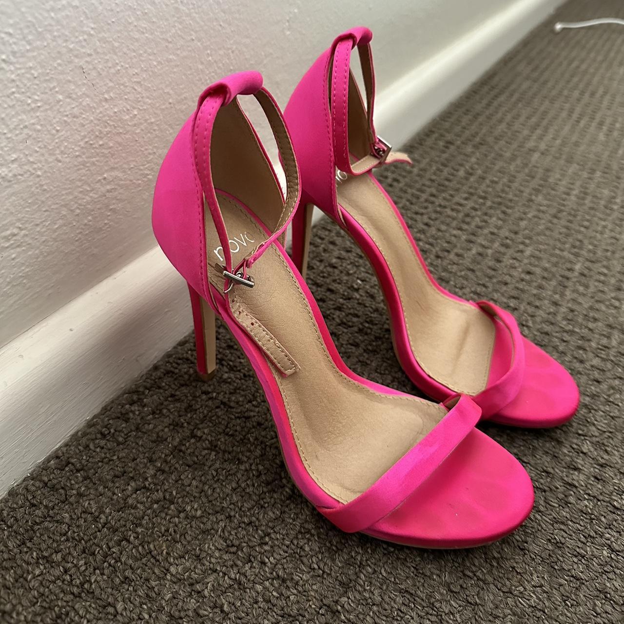 Novo Hot Pink Heels size US 7 Can come with or... - Depop