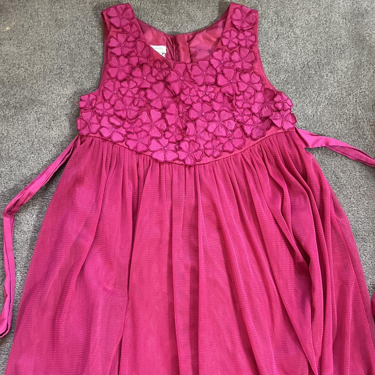 MONSOON girls 7-8 yr old dress Very good material-... - Depop