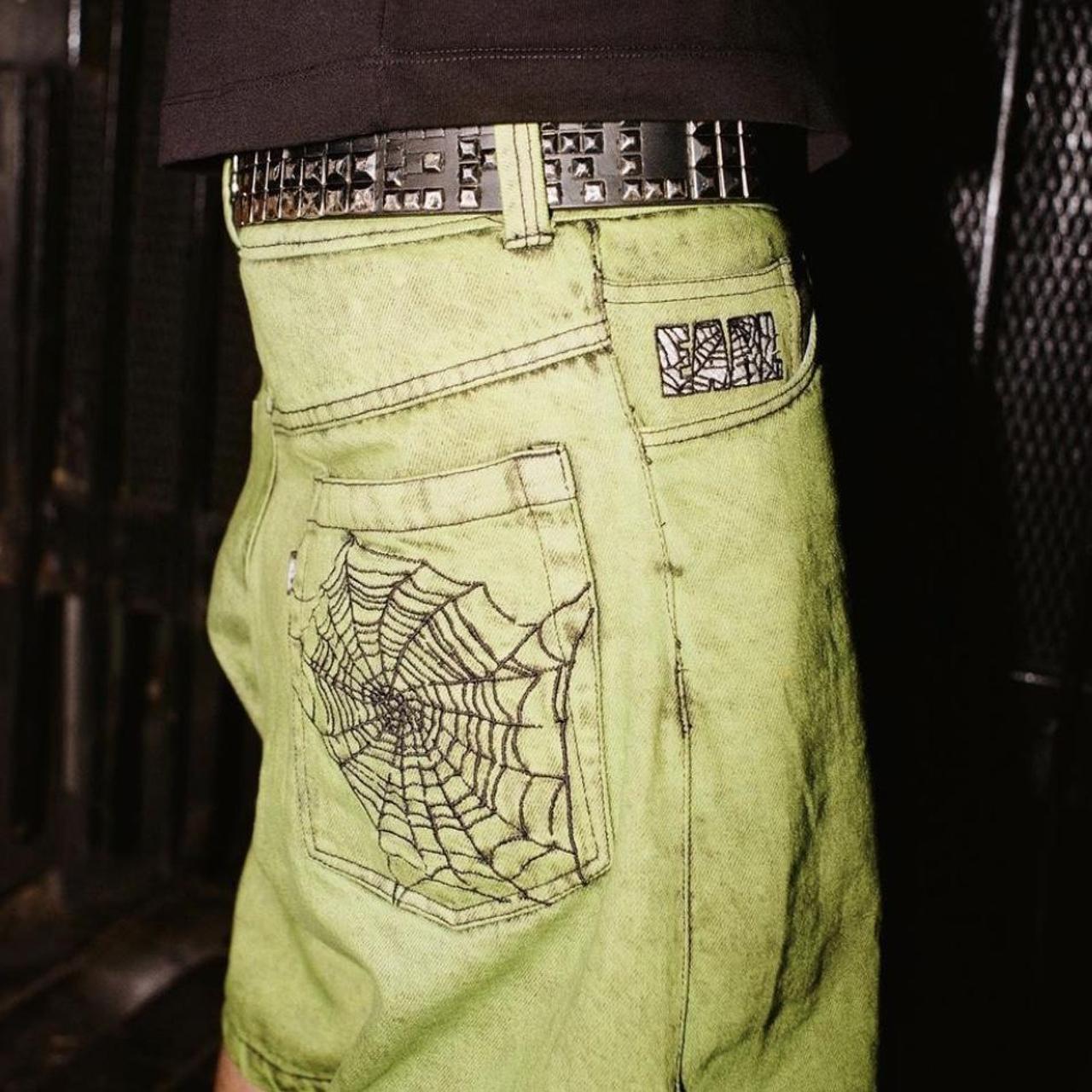 Moss green Earl Skateboard baggy jorts Size xs fits... Depop