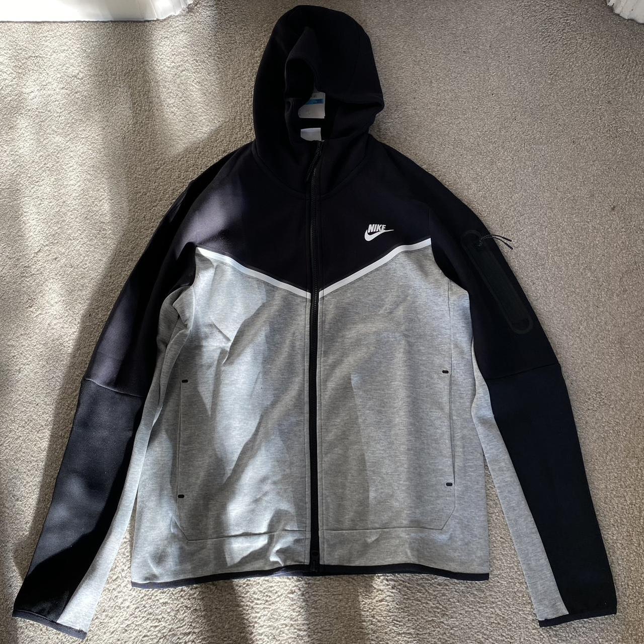 Men's Black and Grey Hoodie | Depop