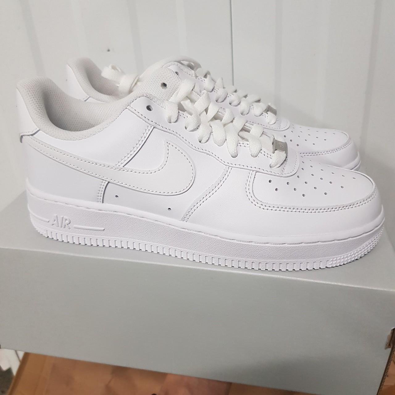 Air Force 1' 07 Triple White WHITE SKU: CW2288... - Depop