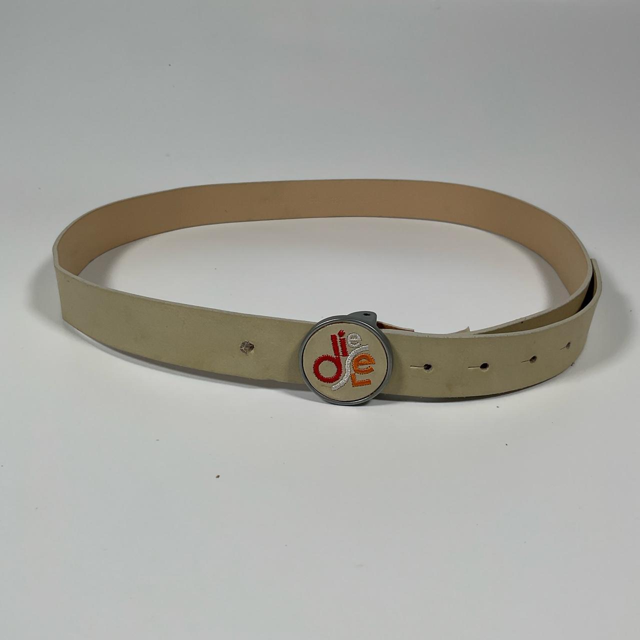 diesel belt leather