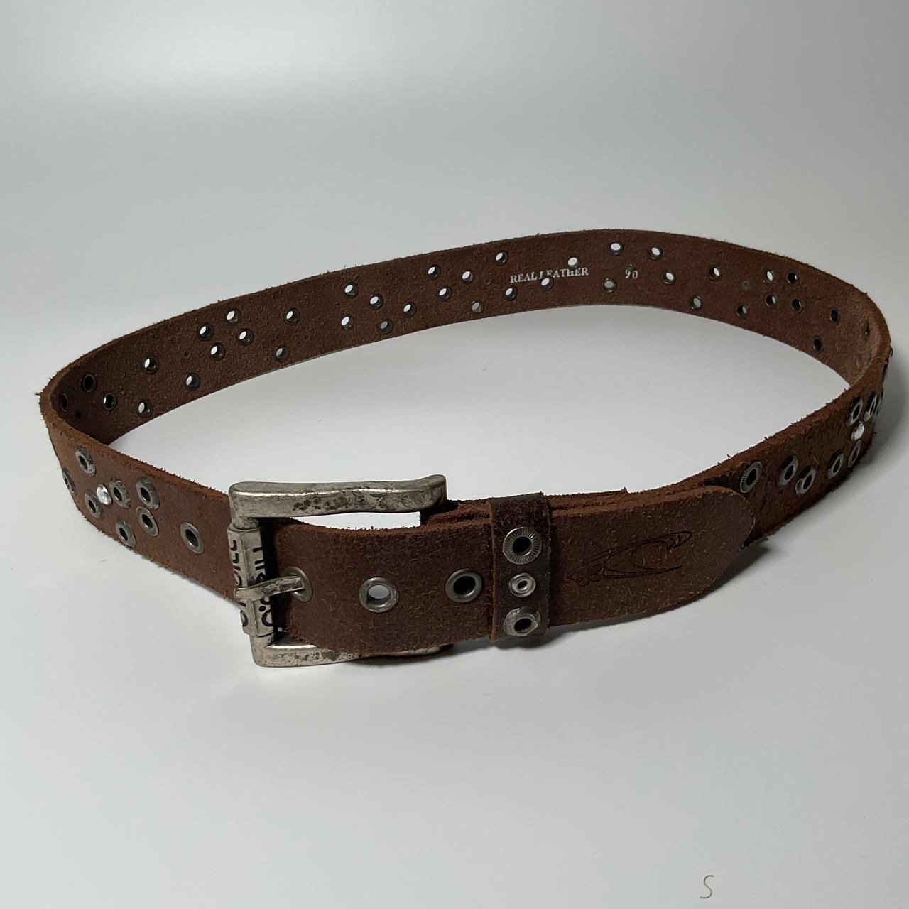 O’Neill leather belt Cool O’Neill brown leather... - Depop