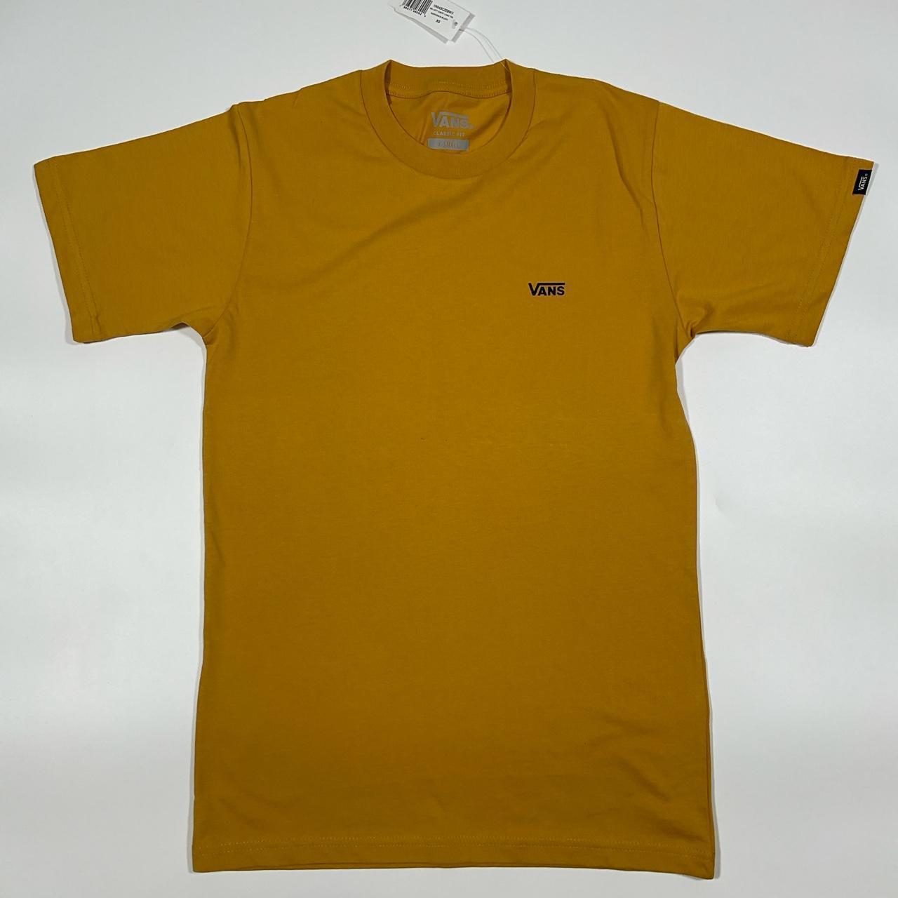 Mustard yellow vans shirt on sale