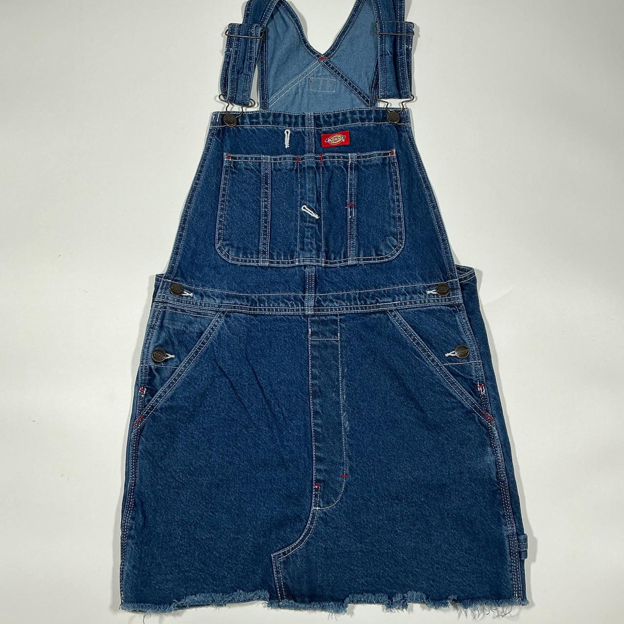 Dickies dungaree dress. Womens Dickies blue Denim. Depop