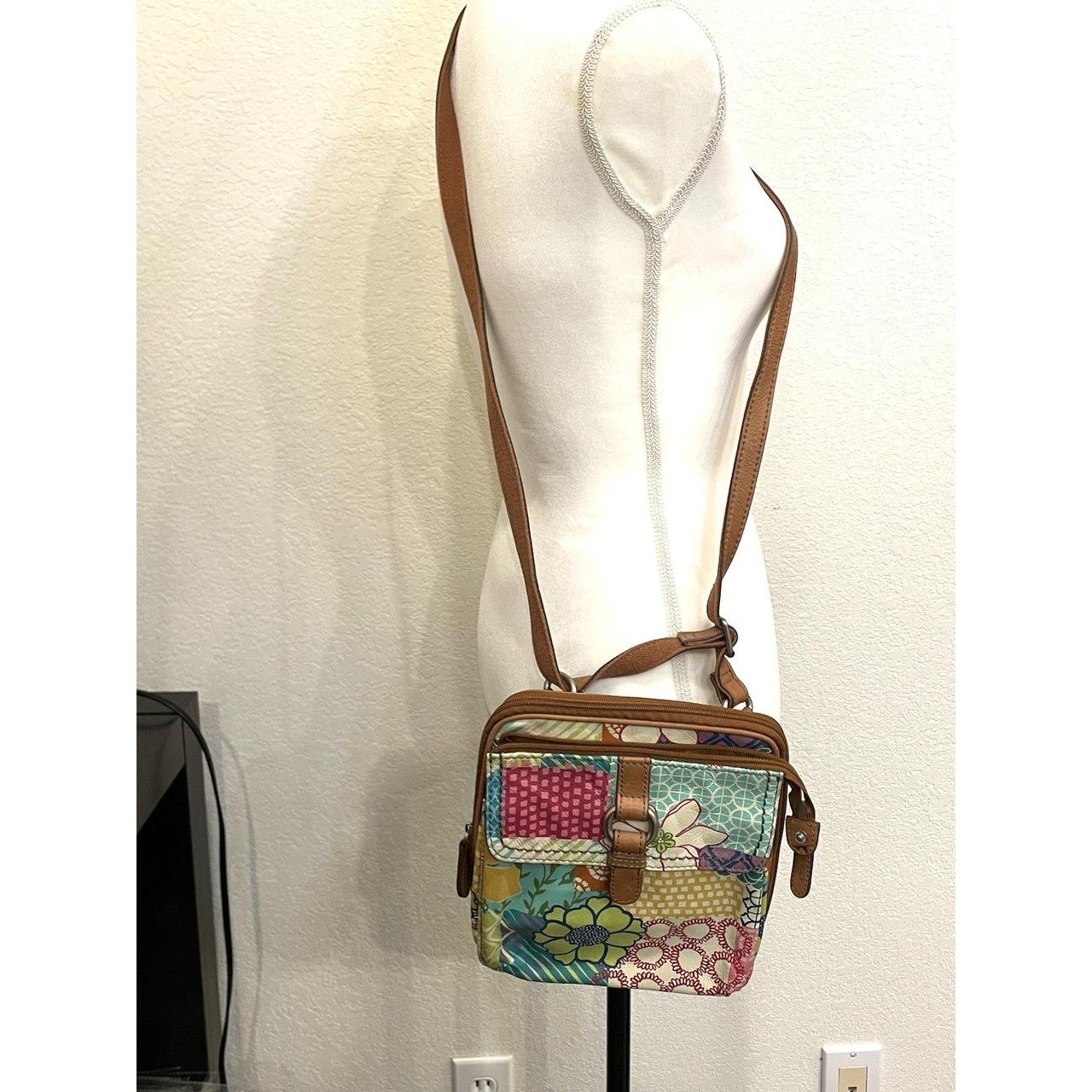 Fossil Women's Bag - Green/Multi – FOSSIL Leather… - image 2