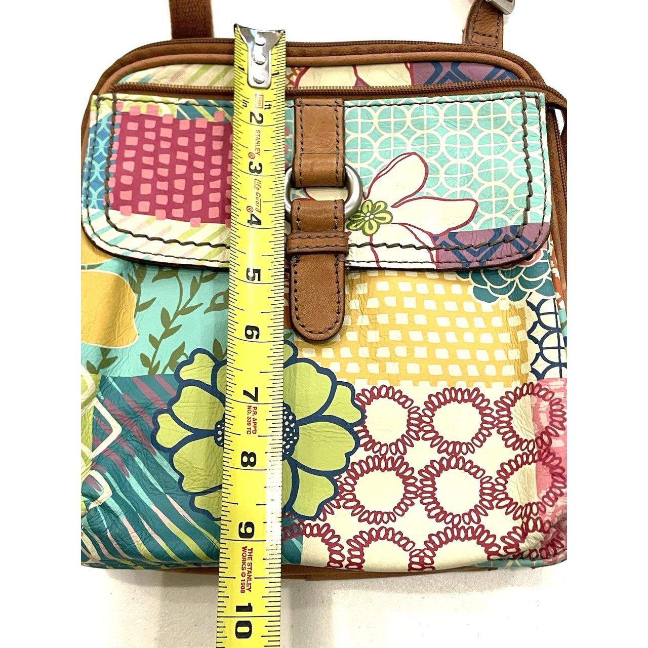 Fossil Women's Bag - Green/Multi – FOSSIL Leather… - image 4