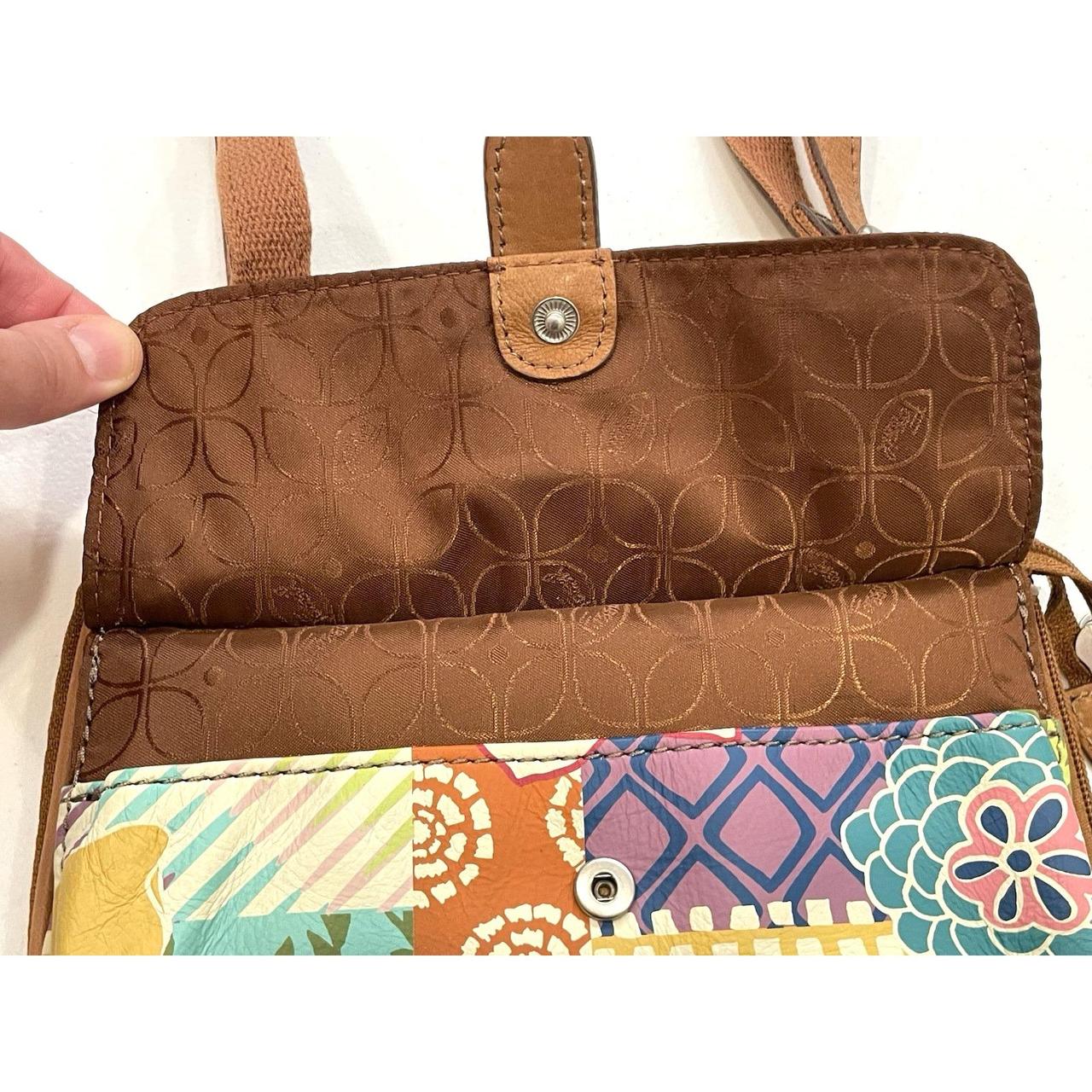 Fossil Women's Bag - Green/Multi – FOSSIL Leather… - image 6