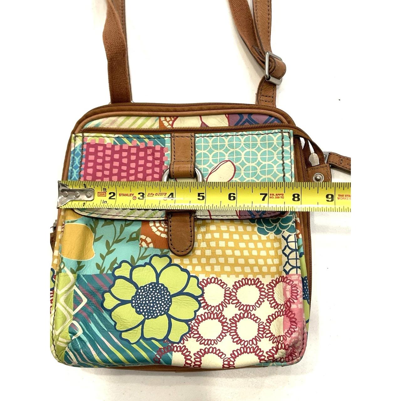 Fossil Women's Bag - Green/Multi – FOSSIL Leather… - image 5