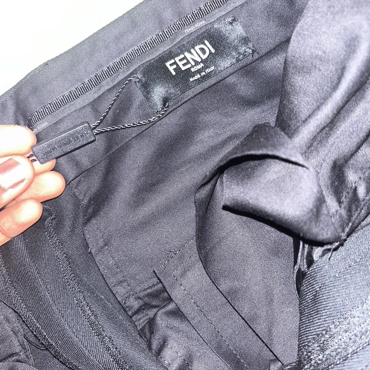 Fendi Pants, leggings Brown Cotton ref.648652 - Joli Closet