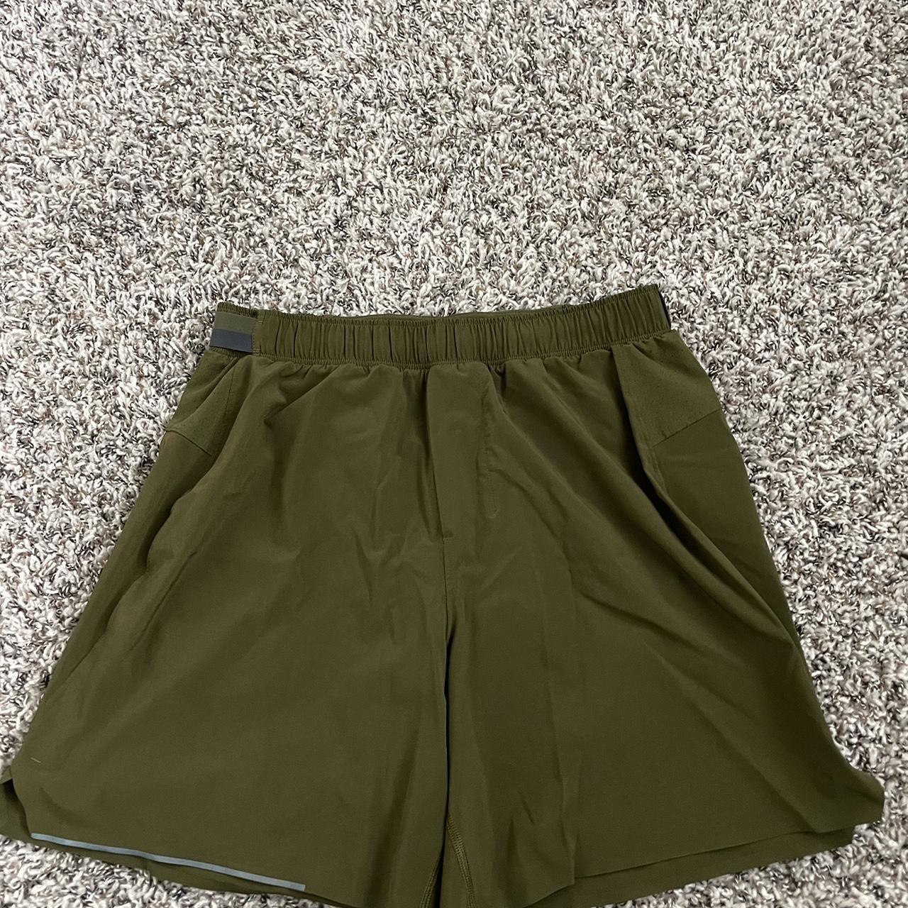 Lululemon Men's Khaki Shorts Depop