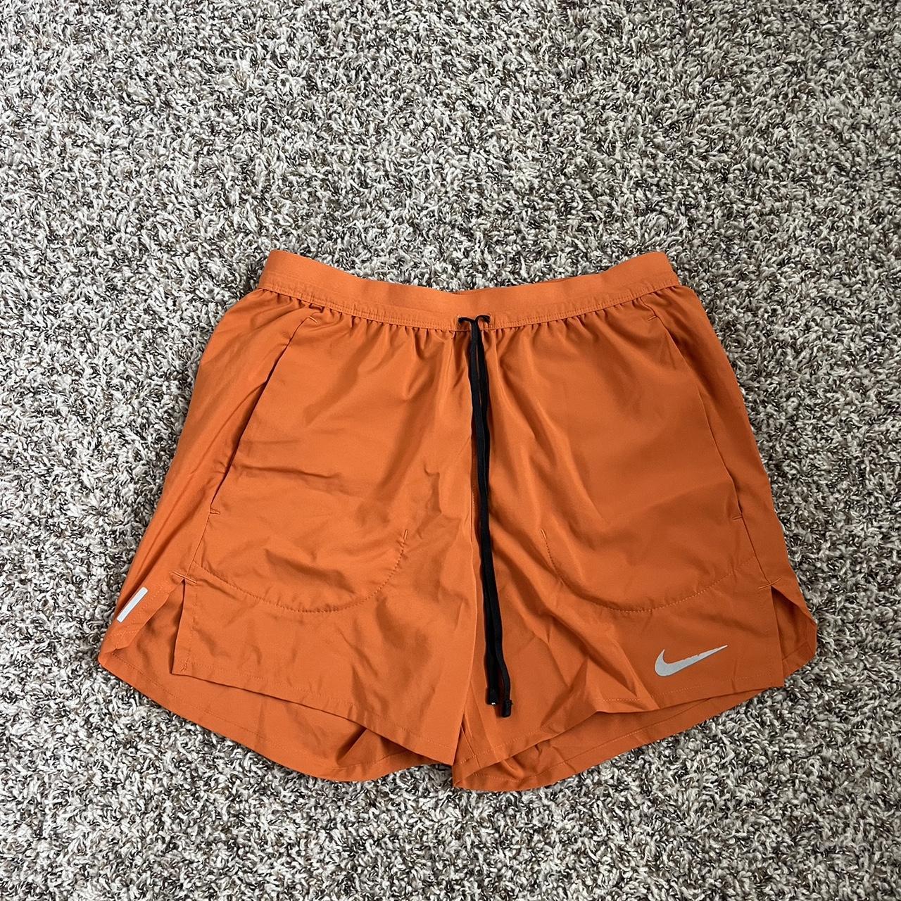 Nike Men's Orange Shorts | Depop