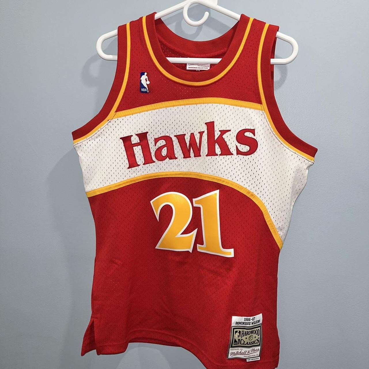 Vintage Vintage 90s Champion Atlanta Hawks Dominique Wilkins Jersey