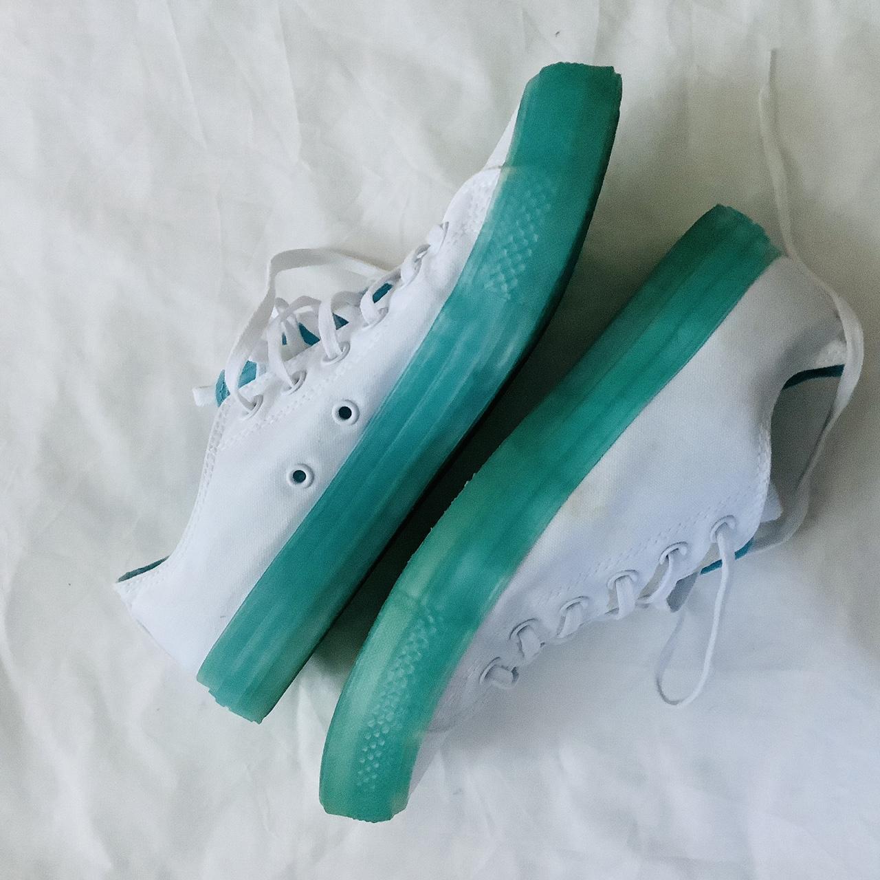 Converse Women's White Trainers Depop
