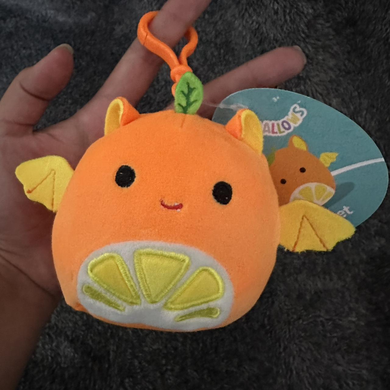 Barnet the Orange Bat Squishmallow... - Depop