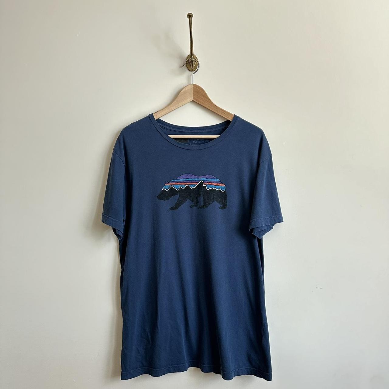 Patagonia Men s Organic Cotton Bear Graphic T Shirt