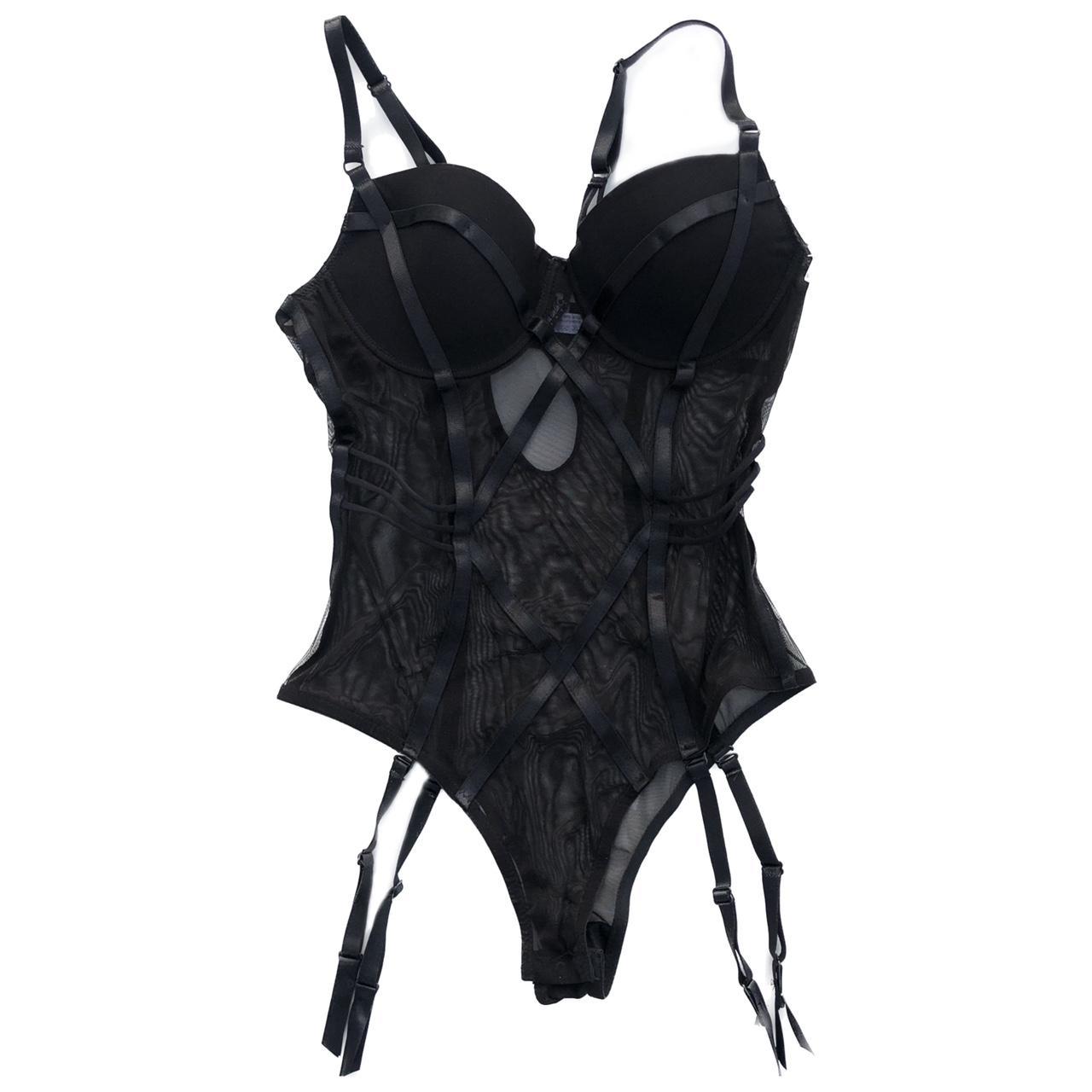 Oh La La Cheri Women's Black Bodysuit