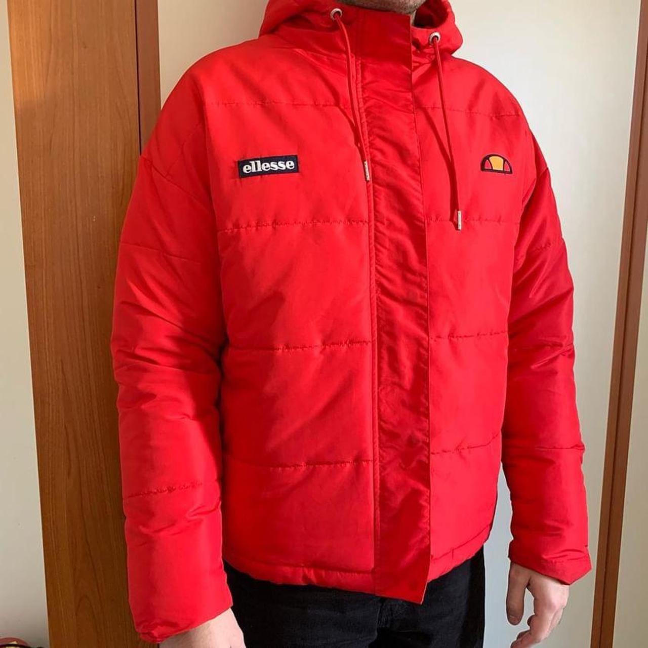 Ellesse windbreaker red best sale