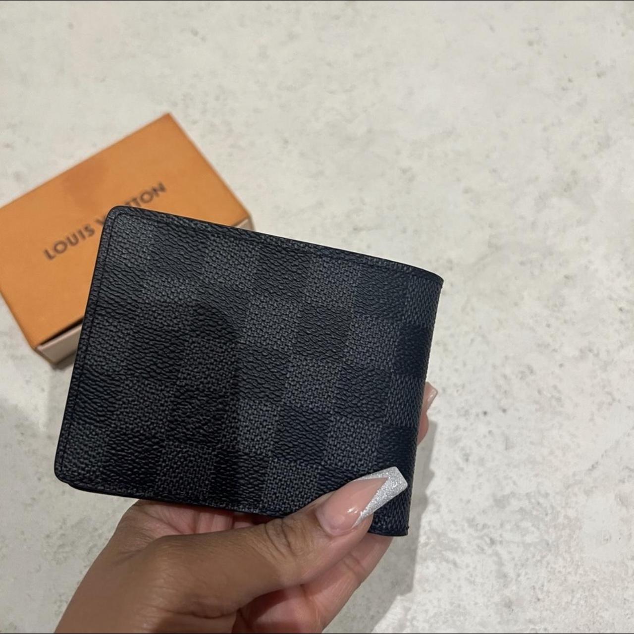 Louis Vuitton Monogram Eclipse Slender Wallet Mens. - Depop