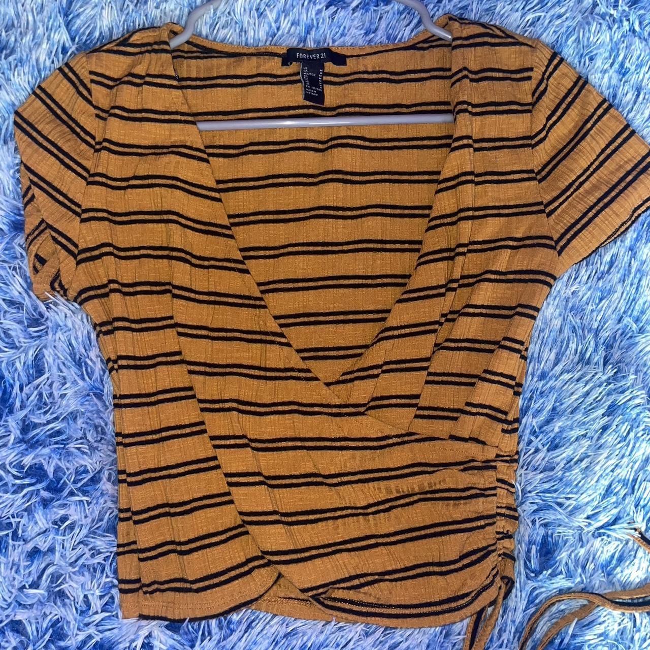 forever 21 orange shirt