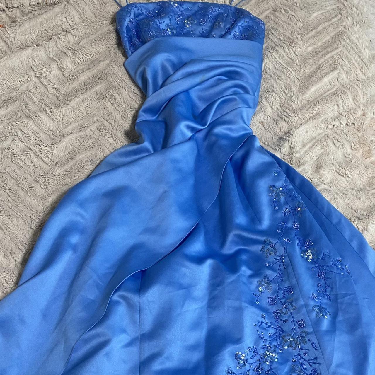 Send offers! Blue Prom Dress, i am 5’5 and it’s... - Depop