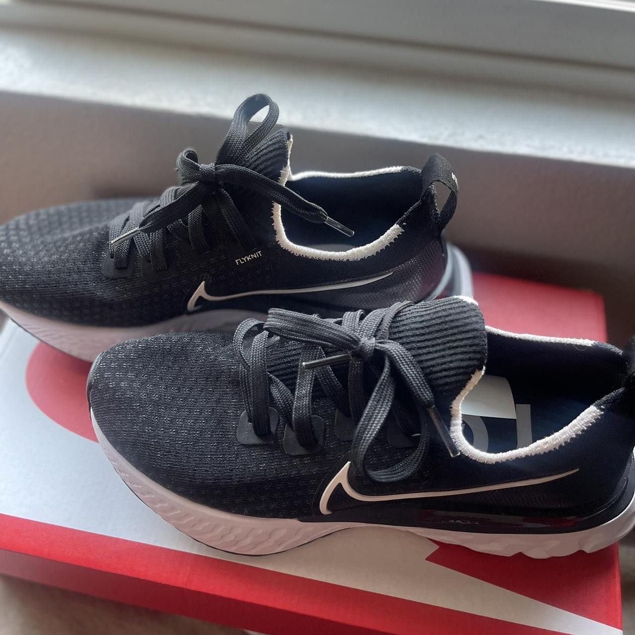 womens black nike react trainers