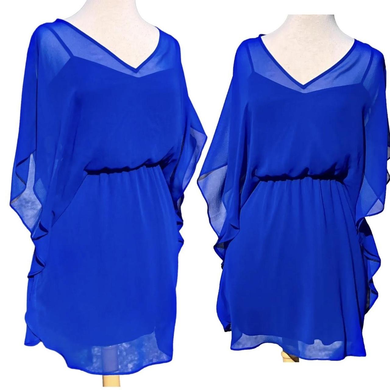 Express royal shop blue dress