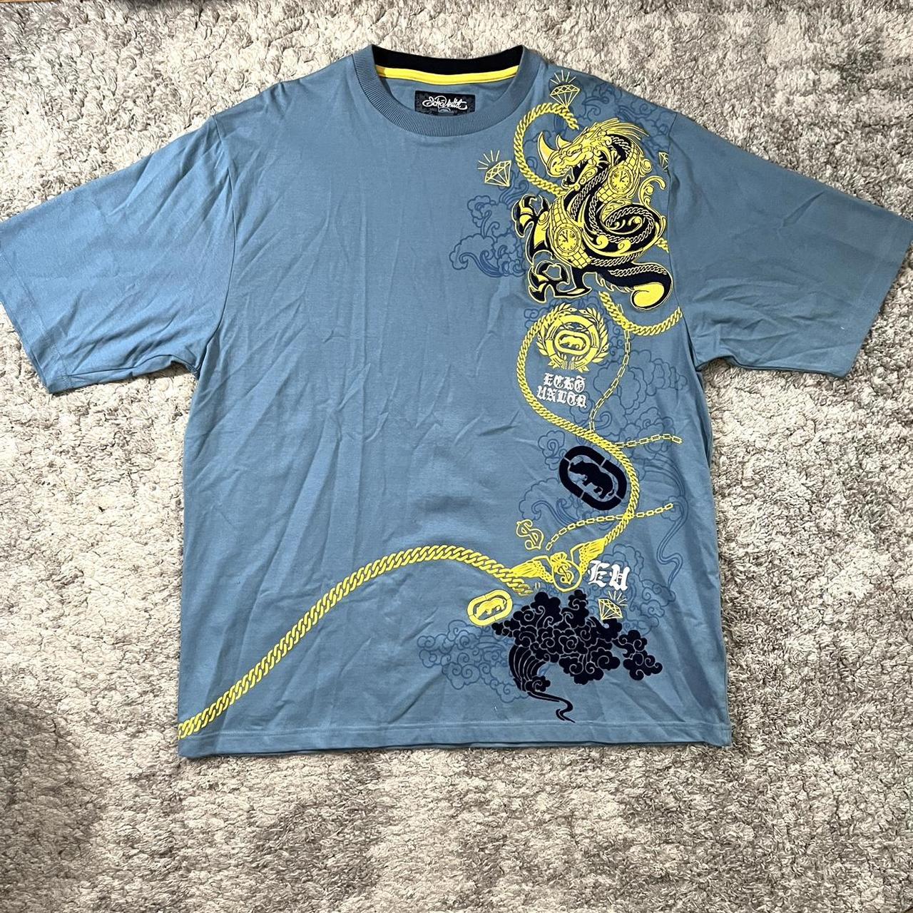 rare cyber y2k graphic t-shirt