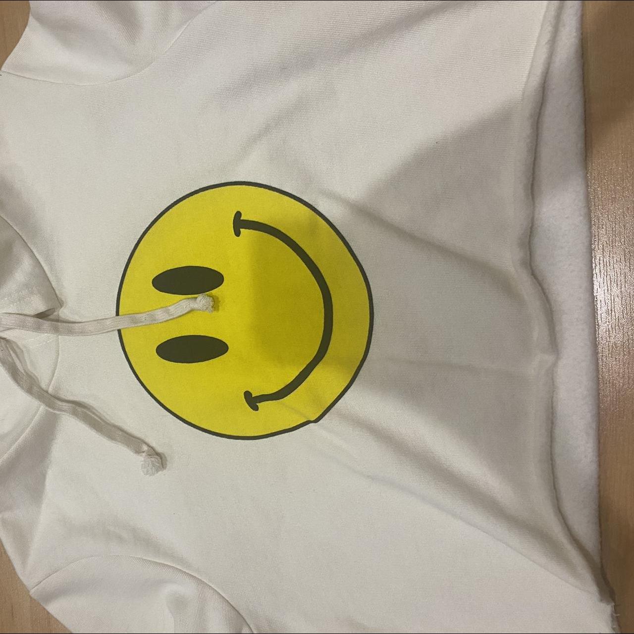 Urban Outfitters Women's White and Cream Hoodie Depop