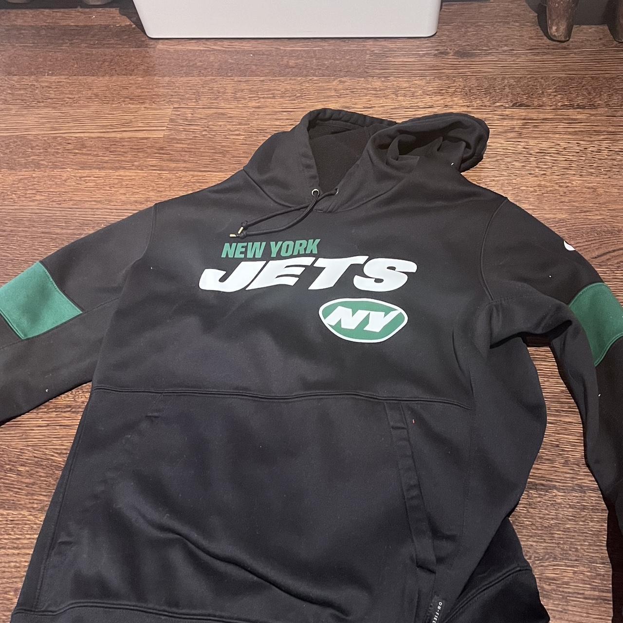 NFL NY JETS FLEECE HOODY HOODIE ADULT MEDIUM NEW - C&S Sports and Hobby