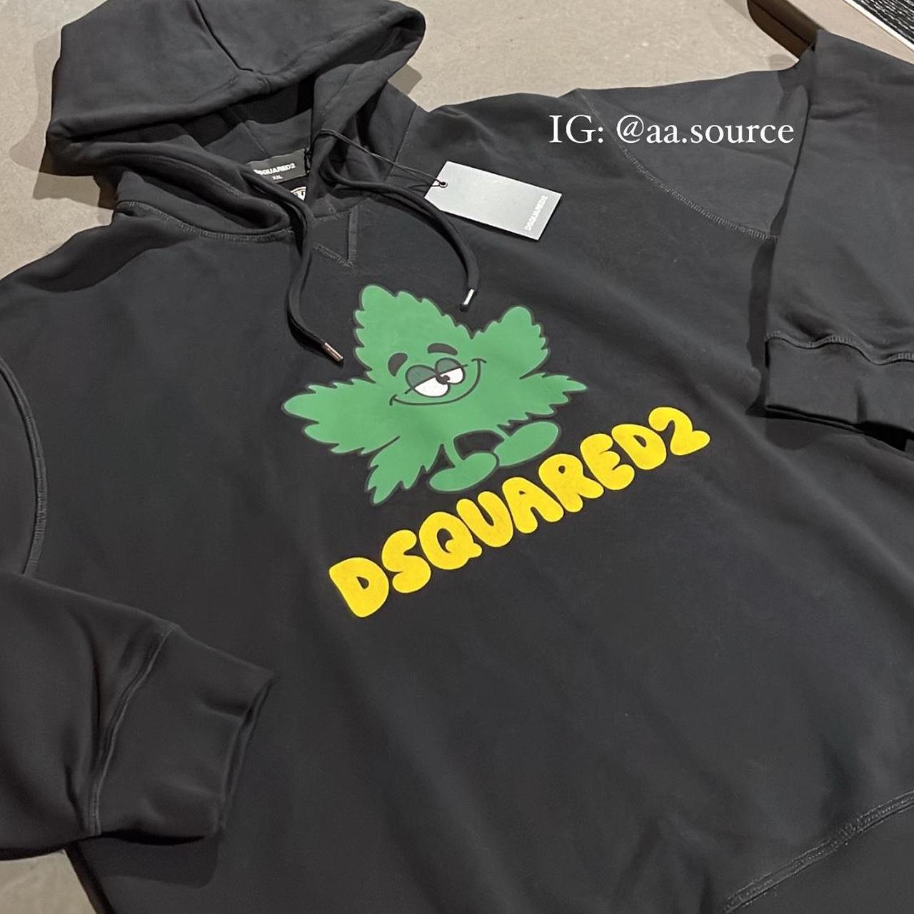 DSQUARED2 Weed Hoodie in Black • New & Never worn | Depop