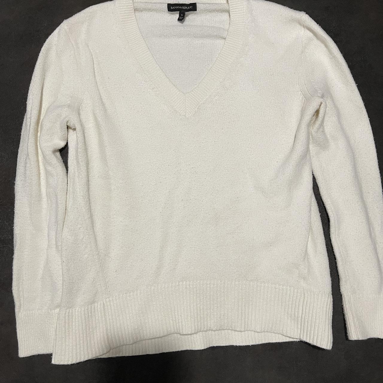 Banana republic cream on sale sweater