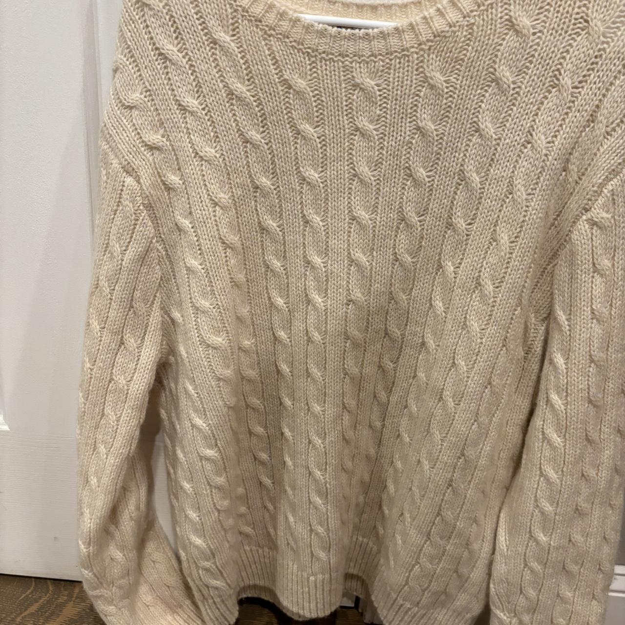 Brandy Melville chunky oversized knit sweater Rory... - Depop