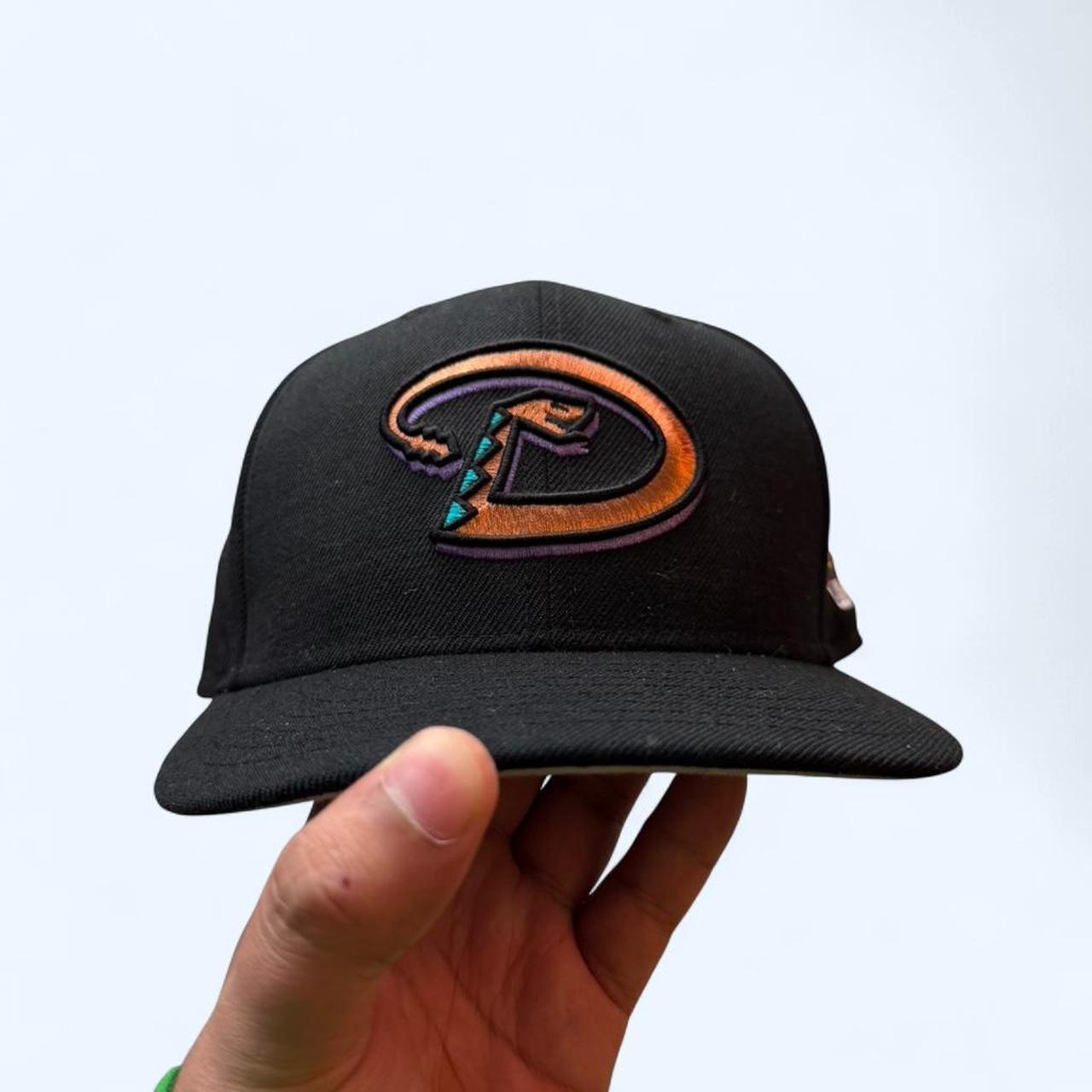 MLB Men's Hat - Black/Multi – Throwback Dbacks Wo… - image 1