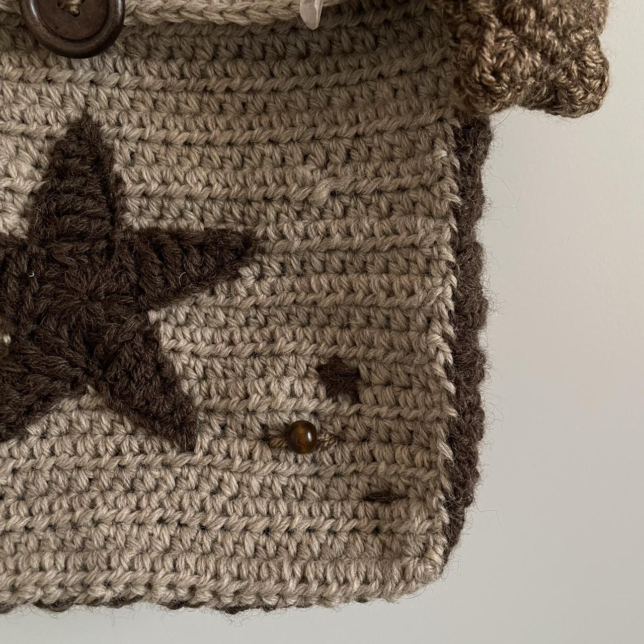 Crochet Star Messenger Bag Free Handed Crochet Depop