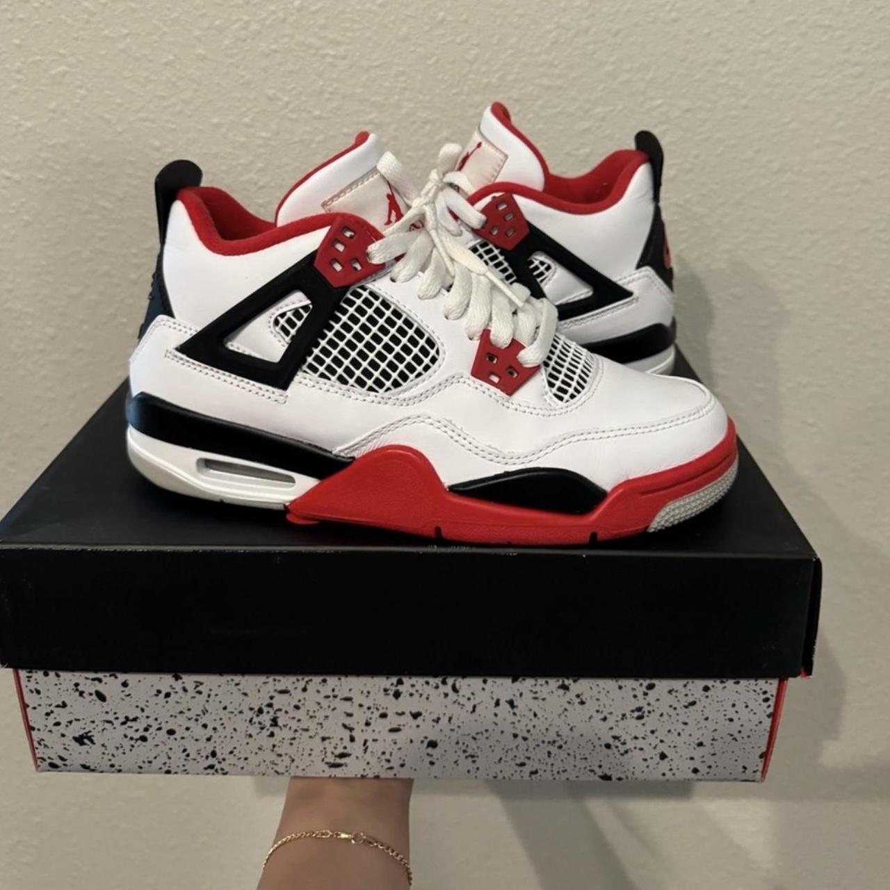 Air Jordan 4 retro OG GS Fire Red 4s 2020 Depop