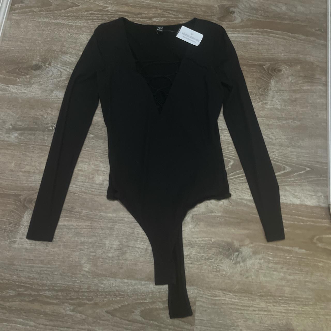 Windsor Women's Black Bodysuit | Depop