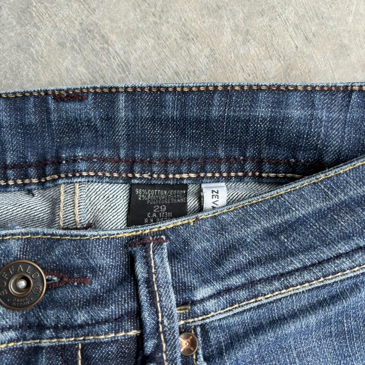 90s Buffalo flare jeans size 29 Embellished Depop